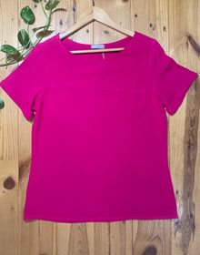 side image for Blusa de Bolsinho Rosa - 1