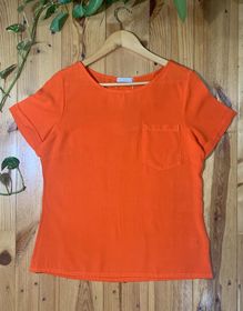 side image for Blusa de Bolsinho Laranjada - 1