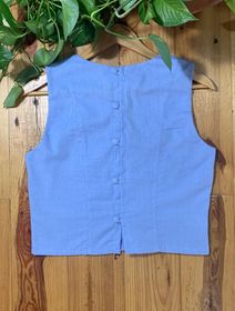 side image for Cropped Azul Bebe - 1