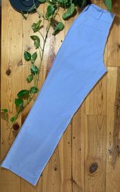 side image for Calça Reta Azul Bebe - 2