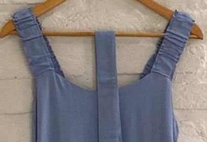 side image for Vestido Maria Midi Azul Bebe  - 1