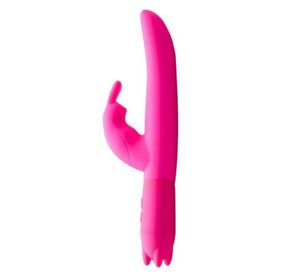 side image for Vibrador estimulador de Ponto G e Clitóris, O Rabbit tem 10 níveis de vibração no formato de Coelho silicone macio. - 1