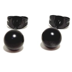 side image for Mini Broquel Bolita - Negro - 2