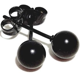 side image for Mini Broquel Bolita - Negro - 1