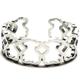 side image for Anillo contorno Ositos - Plateado - 1