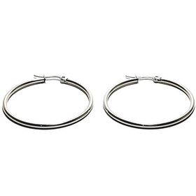 side image for Arracadas click mini - Plata - 1