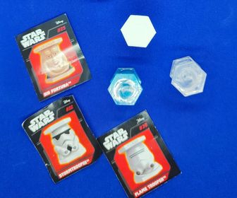 side image for 3 Abatons Especiales StarWars, Tarjetas y Sobres. (Paquetes abiertos) - 2