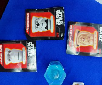 side image for 3 Abatons Especiales StarWars, Tarjetas y Sobres. (Paquetes abiertos) - 3
