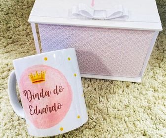 side image for Caixa em Cartonagem + Caneca de Porcelana  - 1