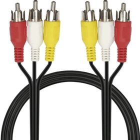side image for Cabo de Áudio e Vídeo 3RCA X 3RCA Com 1,50 Metros - 3