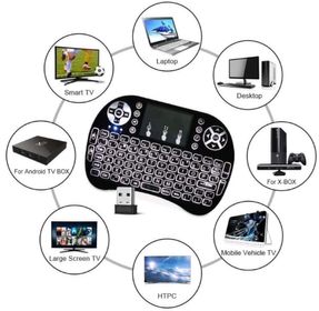 side image for Mini Teclado Sem Fio Com Led - 1