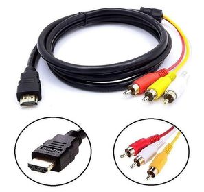 side image for Cabo Adaptador Hdmi Para Rca Com Saída Av Para Tv De Tubo - 1