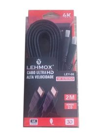 side image for Cabo Hdmi Ultra Hd 4k 2metros 2.0 3d De Nylon

 - 3