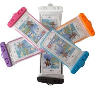side image for Capa impermeável para Celulares até 6,5 polegadas Temos várias cores.  - 3