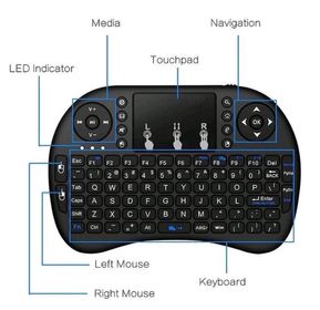 side image for Mini Teclado Sem Fio Com Led - 3