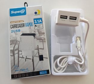 side image for Carregador rapido 3.1A Tipo-C da Super@ - 2