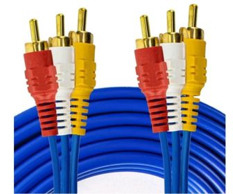 side image for Cabo de Áudio e Vídeo 3RCA X 3RCA Com 1,50 Metros - 2