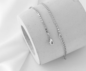side image for Colar medalinha achatada - 1