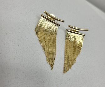 side image for Brinco franja Dourado - 1