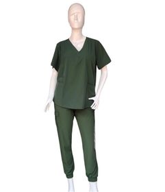 side image for Blusa CV verde militar T-Ss - 2