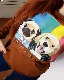 side image for Blusa de Moletom com Bolsos - 2