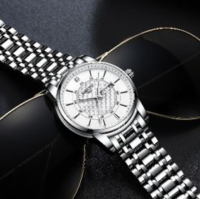 side image for Relógio Nibosi 2381 Luxo E Sofisticação luxuoso de quartzo - 2