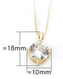 side image for COLAR BANHADO A OURO 18K PONTO DE LUZ - 5