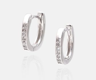 side image for BRINCO ARGOLINHAS PARA TRIO BANHADO A RODIO CRAVEJADO COM MICRO ZIRCÔNIA CRISTAL - 2