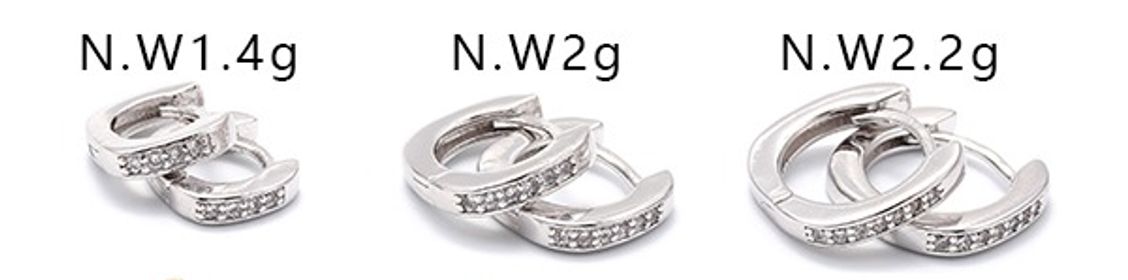 side image for BRINCO ARGOLINHAS PARA TRIO BANHADO A RODIO CRAVEJADO COM MICRO ZIRCÔNIA CRISTAL - 4