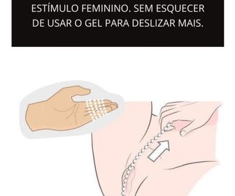 side image for Colar de pérolas para massagem - 2