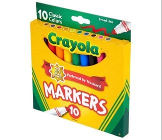 10 crayola classic colors markers