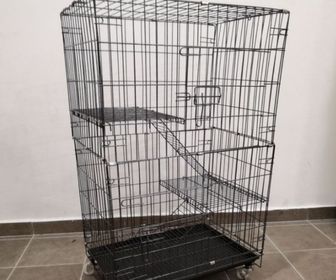 side image for Sangkar Kucing 2 Level 2feet - 1