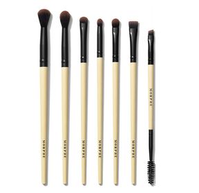 side image for EARTH TO BABE 7-PIECE BAMBOO EYE BRUSH SET - 1