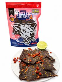 side image for Cecina Beef Crisps Spicy (Chiltepin) 2.11oz (60g) - 1