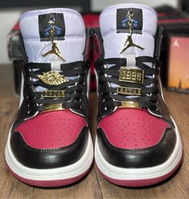 side image for Tênis Air Jordan 1 Mid  "Beetroot" Rox - 5