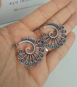 side image for Brinco Espiral em inox  - 2