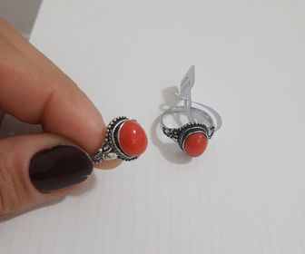 side image for Anel 1156 / Coral-M18 - 1