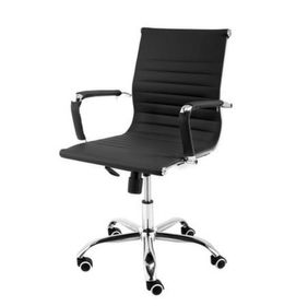 side image for Cadeira de Escritório Diretor Giratória Eames  Preta - 4
