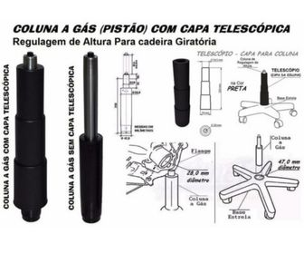 side image for Cadeira Executiva COSTURADA Giratória com Braço CORSA S/relax– MARTIFLEX – Cor Preta - 3