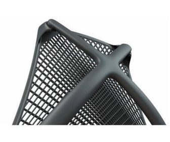side image for Cadeira de Escritório Presidente Tela BIX – PLAXMETAL - 3