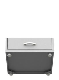 side image for Arquivo de Aço 04 Gav – (70cm) – CHAPA # 26 – TRILHO TELESC – 1,36×0,47×0,70m – CZ/CZ  - 2
