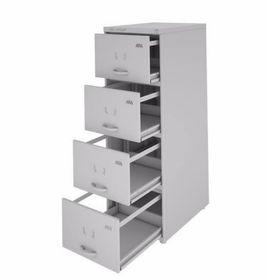 side image for Arquivo de Aço 04 Gav – (70cm) – CHAPA # 26 – TRILHO TELESC – 1,36×0,47×0,70m – CZ/CZ  - 3