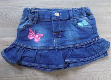 side image for طقم ovs تي شيرت + جيبه جينز راسمه فراشه - 2