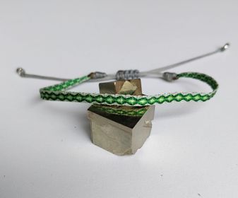 Pulsera 40 Gris/Verde/Verde metalizado 01