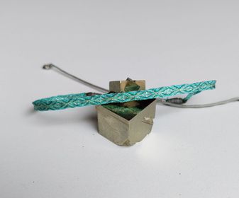 Pulsera 40 Celeste/Verde azul/Plata 02