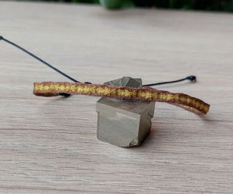 Pulsera 40 Cafe/Dorado/Beige 02