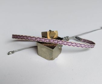 Pulsera 40 Gris/Morado/Lila/Plata 01