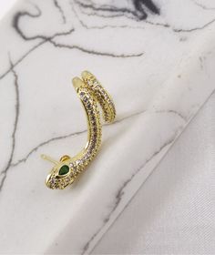 side image for Aretes serpiente estilo earcuff - 2