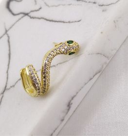 side image for Aretes serpiente estilo earcuff - 1