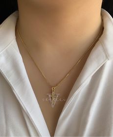 side image for Collar cruz pequeña - 1